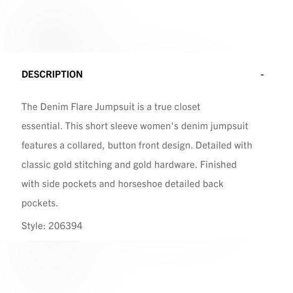 MAKE AN OFFER - NWT True Religion Denim Flare Jumpsuit - Small & Medium - Picture 6 of 7